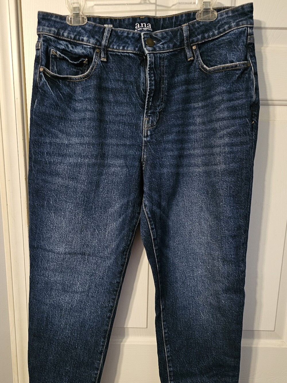a.n.a  Mid Rise - Dark Indigo Blue. NWOT